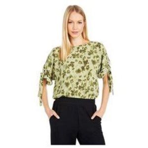 MICHAEL KORS LIGHT SAGE KIMONO TOP-NEW SIZE Large